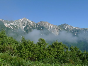 白馬三山　八方尾根から