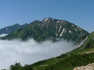 五竜岳　丸山ケルンから