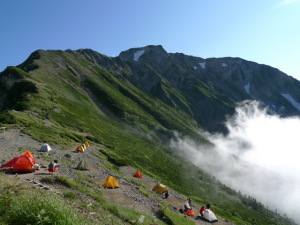 五竜岳　五竜山荘から
